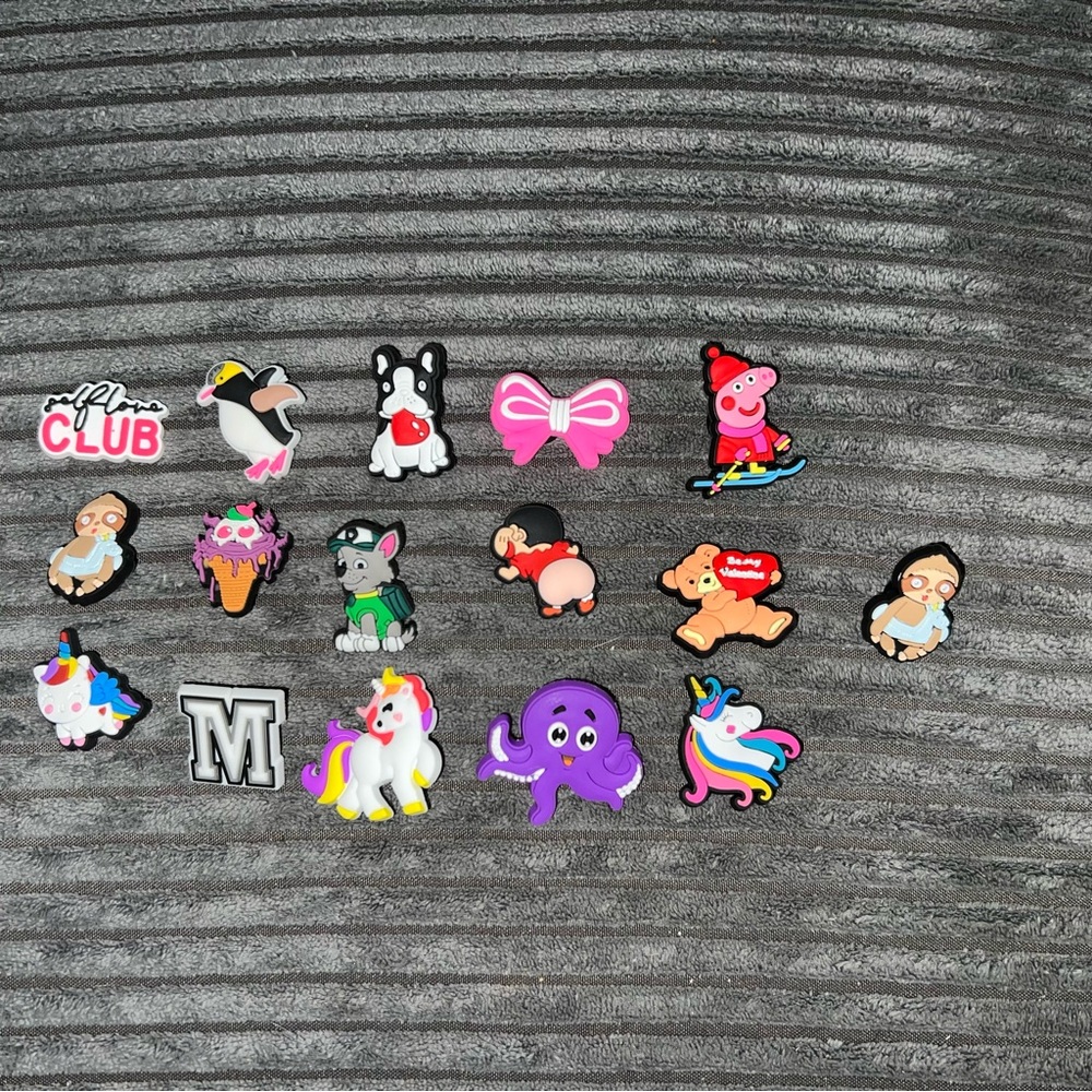 Croc Colorful Cartoon Shoe Charms Bundle